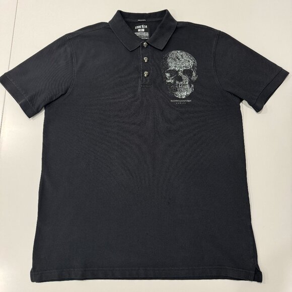 Look 54 HAUPTSTADTROCKER Death's Head Polo, Size XL - Picture 7 of 17